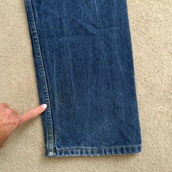 Vintage 1988 Levi’s 505 Orange Tab Straight Leg Jeans 38 X 32 USA
